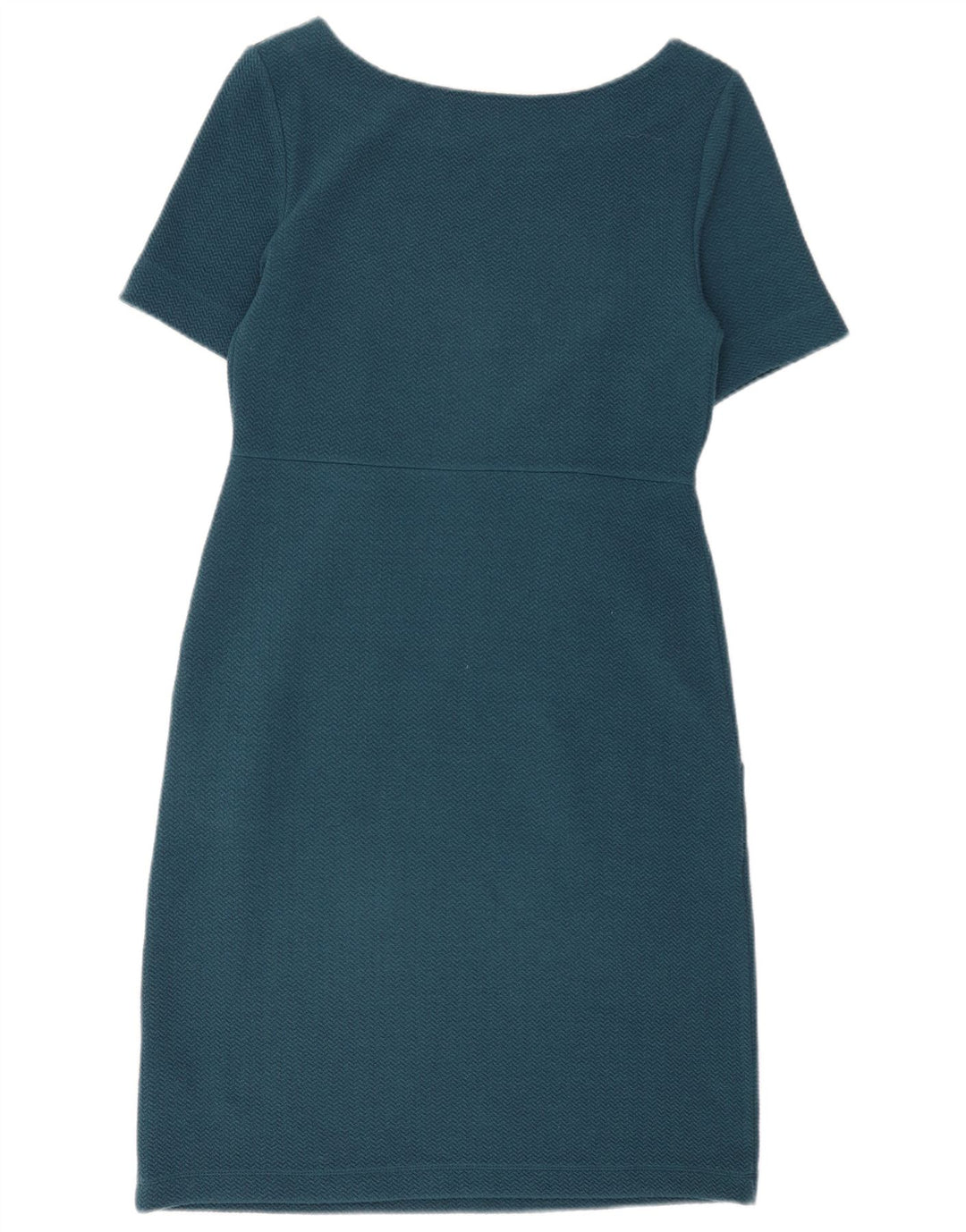 WHITE STUFF Damska sukienka płaszczowa UK 10, mała, granatowa, z poliestru w jodełkę