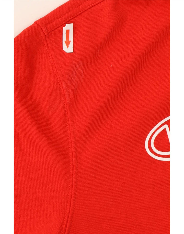 Męski sweter z kapturem Champion Graphic, średni czerwony, bawełniany