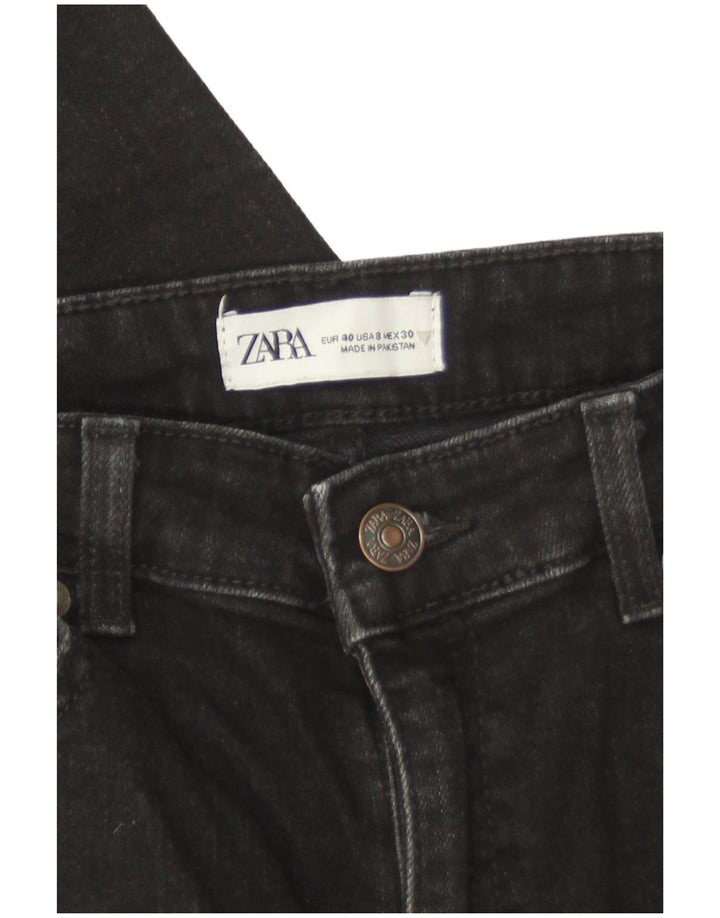 Dżinsy damskie Zara EU 40 Medium W30 L28 Czarna bawełna