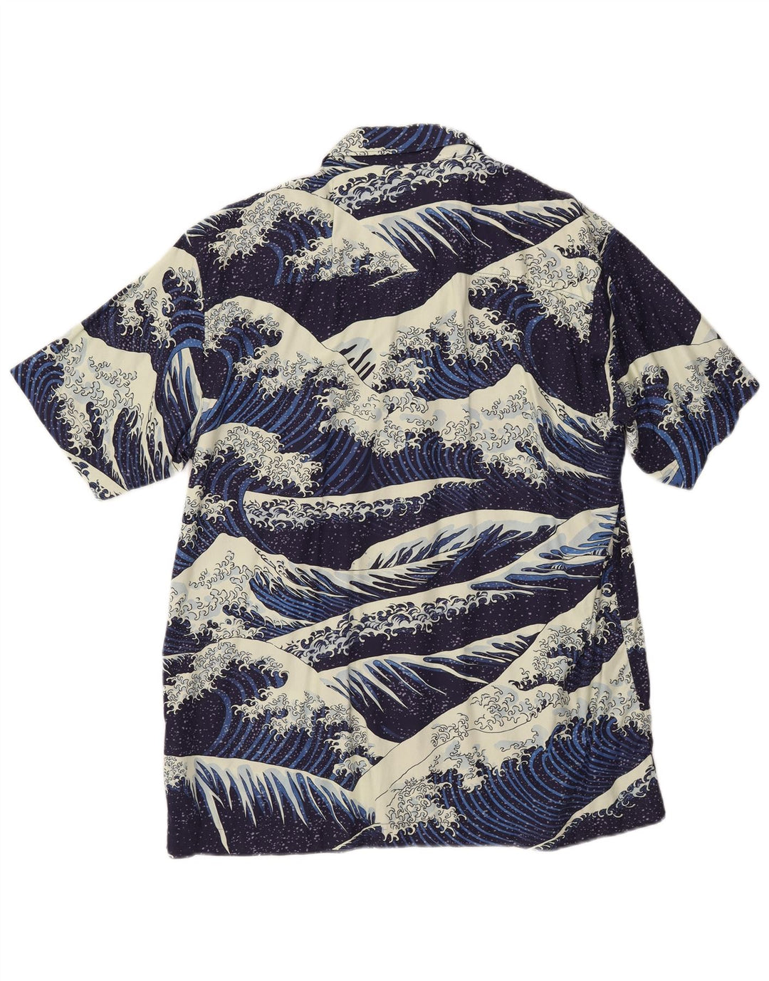 SUPERDRY Męska graficzna koszula z krótkim rękawem XL, granatowa, bawełniana