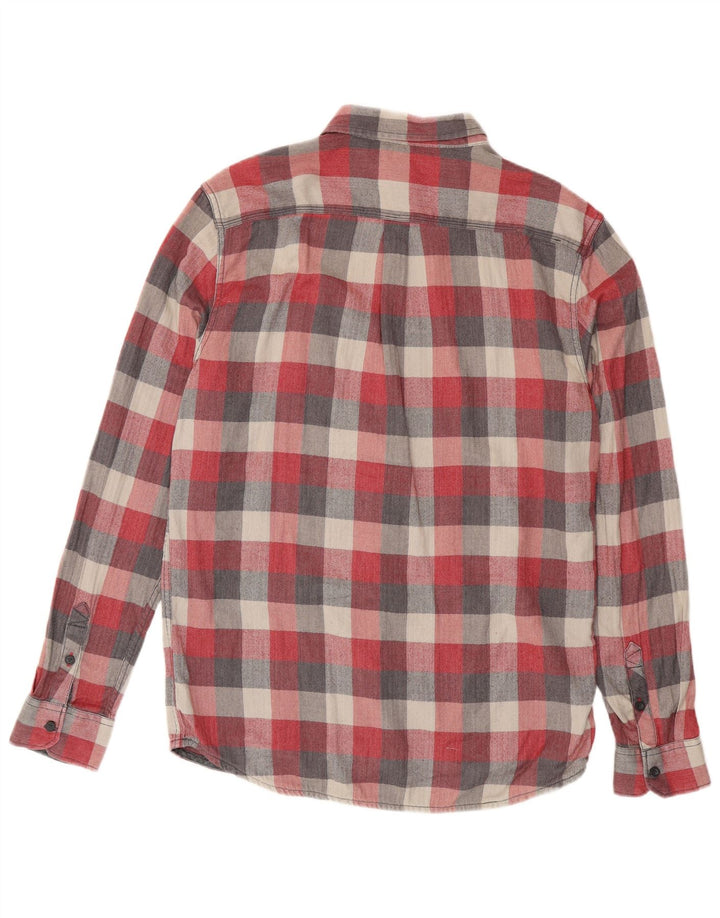 Męska koszula flanelowa Vans, duża, bawełniana w czerwoną kratę