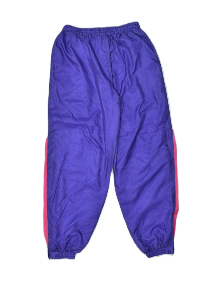 Męskie spodnie dresowe VINTAGE Średni fioletowy nylon