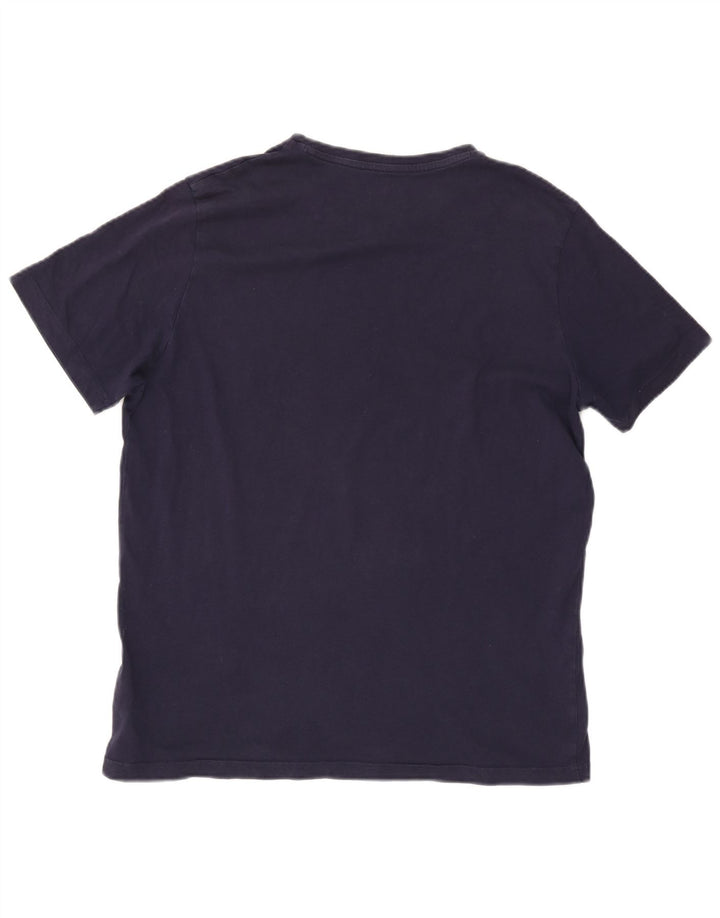 Męski T-shirt Puma z grafiką, duży, granatowy, bawełniany