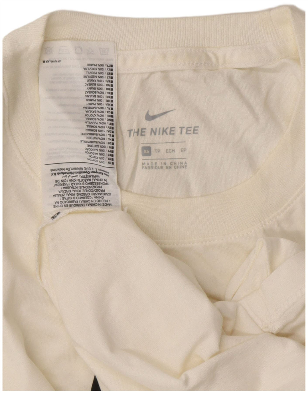 Damska koszulka z grafiką NIKE Top UK 6 XS, biała