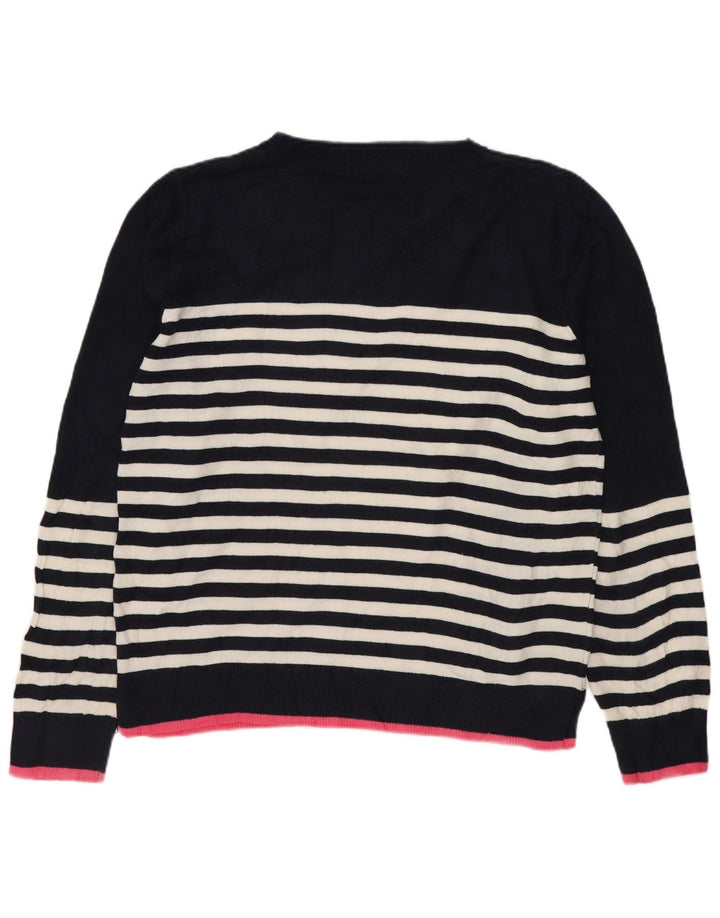 Sweter damski Marks & Spencer z okrągłym dekoltem, UK 14, średni granatowy