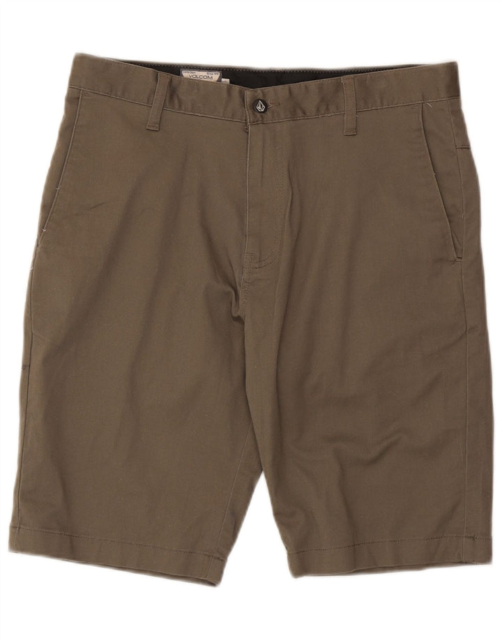 Męskie spodenki chino Volcom W32, średnia bawełna khaki