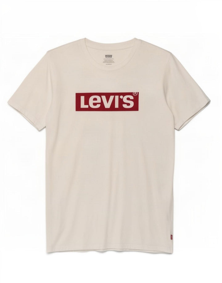 Męski T-shirt z grafiką Levi's Top XS, biały
