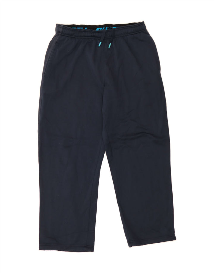 RUSSELL ATHLETIC Mens Tracksuit Trousers Medium Navy Blue Colourblock Vintage Russell Athletic and Second-Hand Russell Athletic from Messina Hembry 