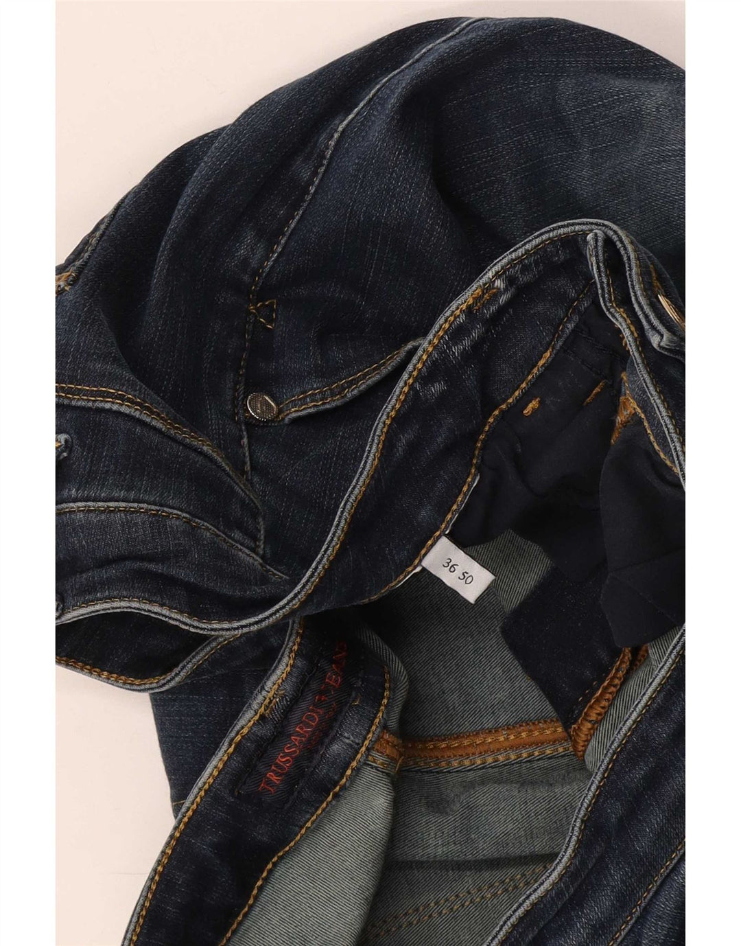 Męskie dżinsy Trussardi W36 L24 Niebieskie