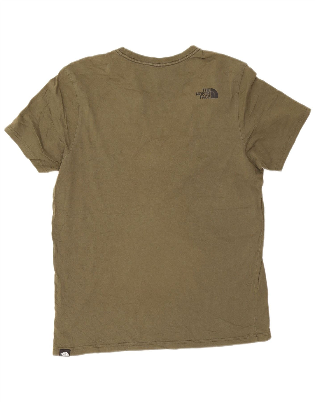 T-shirt męski The North Face, duży, bawełniany khaki