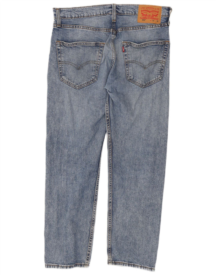 Męskie jeansy LEVI'S 502 zwężane W31 L30, niebieska bawełna