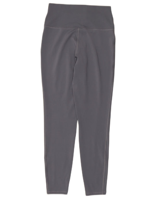 New Balance Womens Leggings UK 14 Medium  Grey Polyester