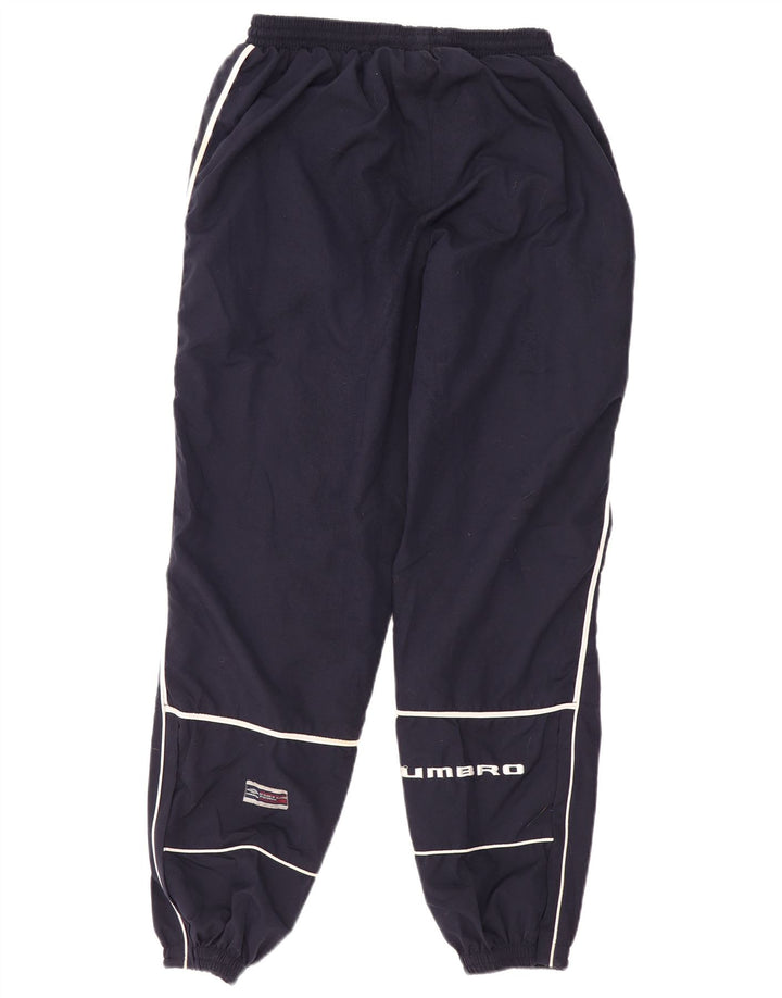 Męskie spodnie dresowe Umbro Joggery, duże, granatowe, poliestrowe