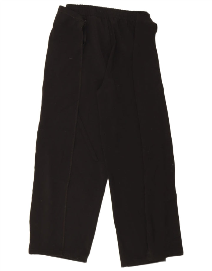 Zara Damskie spodnie typu casual, zawijane, średnie W30 L27, czarne, poliestrowe