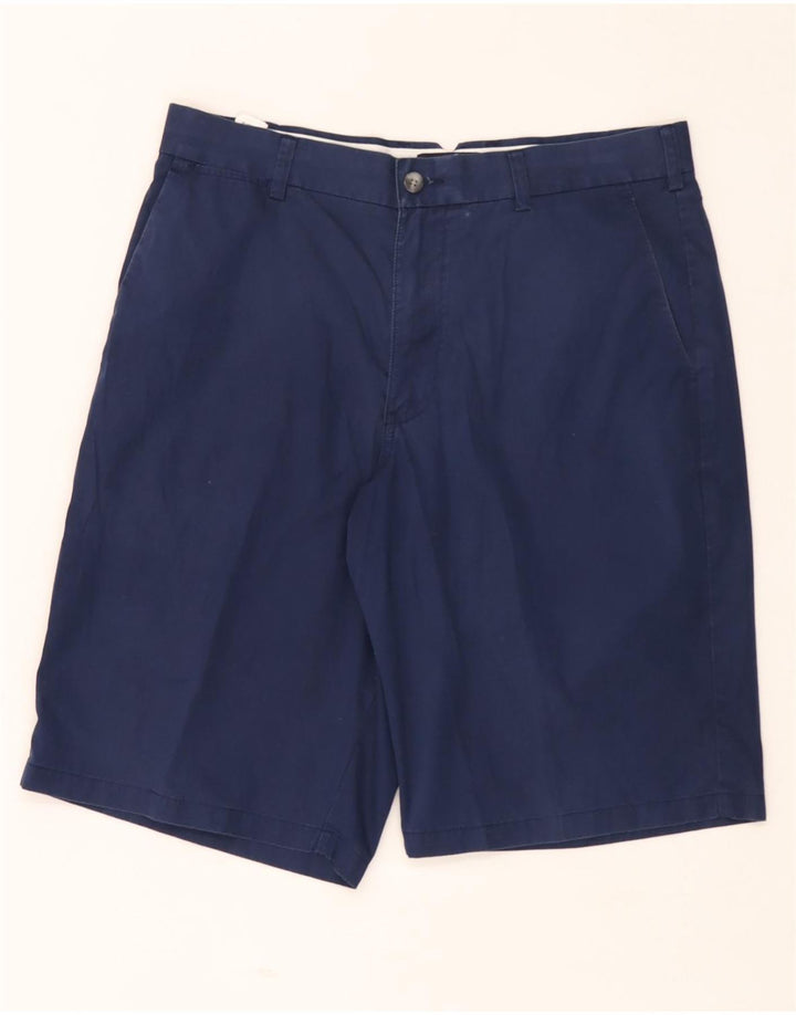 Męskie spodenki Chino Marks & Spencer W34, duże, niebieskie, bawełniane