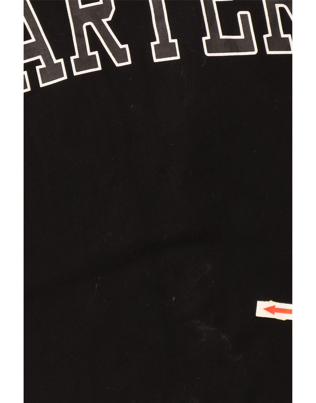 STARTER Męski T-shirt z grafiką, mały, czarny, bawełniany z blokami kolorów