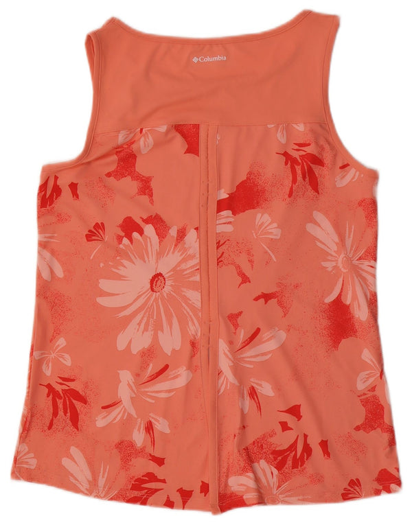 Damska kamizelka z grafiką COLUMBIA Top UK 12 Średni różowy kwiatowy poliester