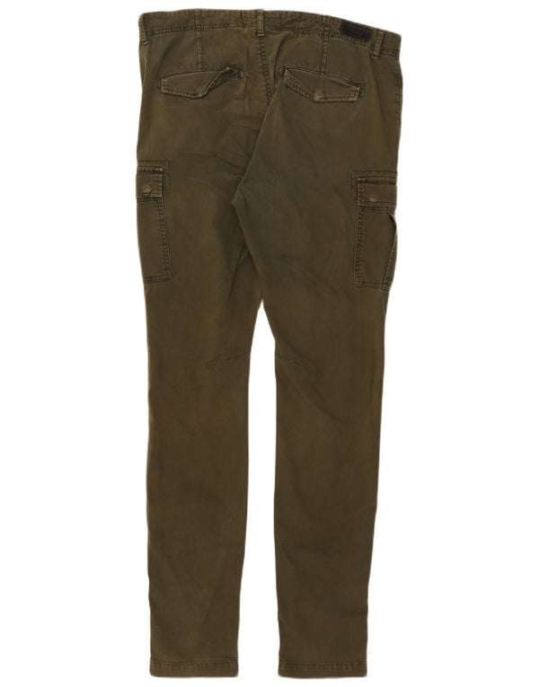 Męskie spodnie cargo Superdry W34 L34 Khaki, bawełna
