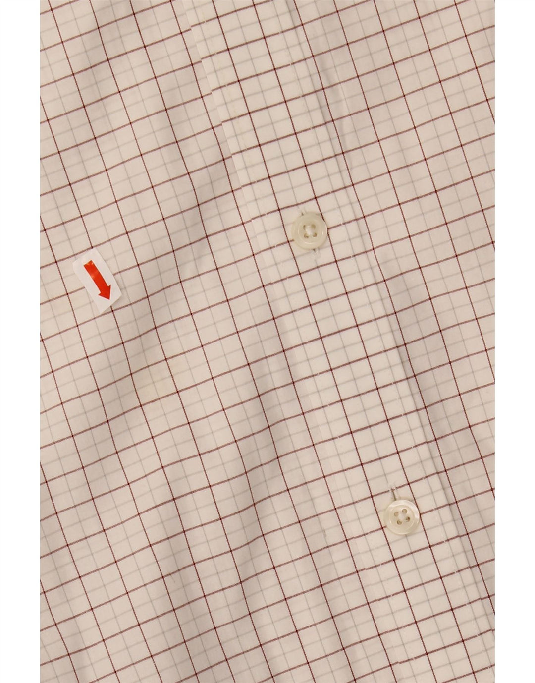 J. CREW Męska dopasowana koszula, rozmiar 17 1/2 XL, bawełniana w białą kratkę