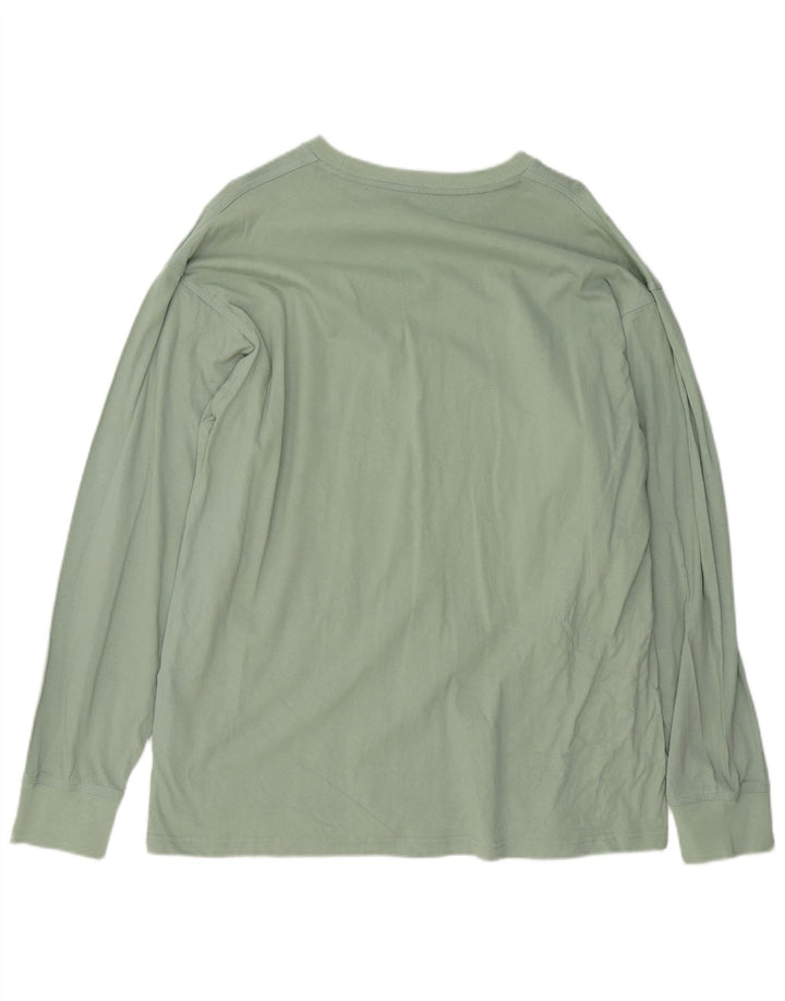 Męski top Carhartt z długim rękawem XL, zielony, bawełniany
