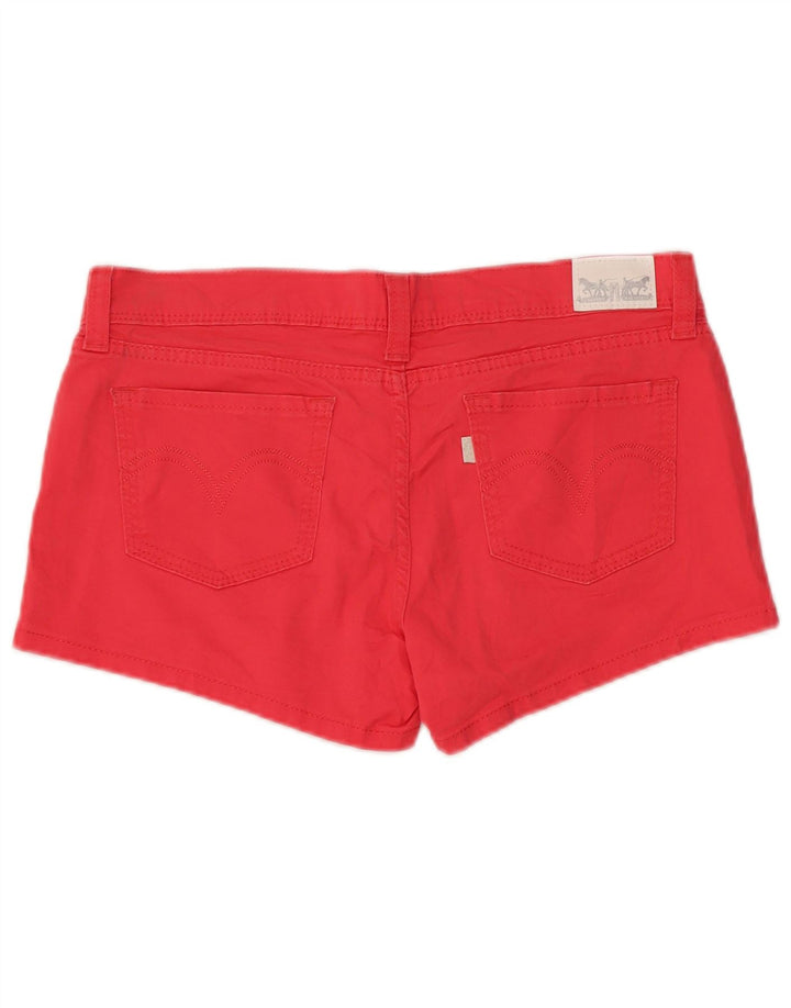 Damskie spodenki jeansowe Levi's W30 Średnioróżowy bawełniany