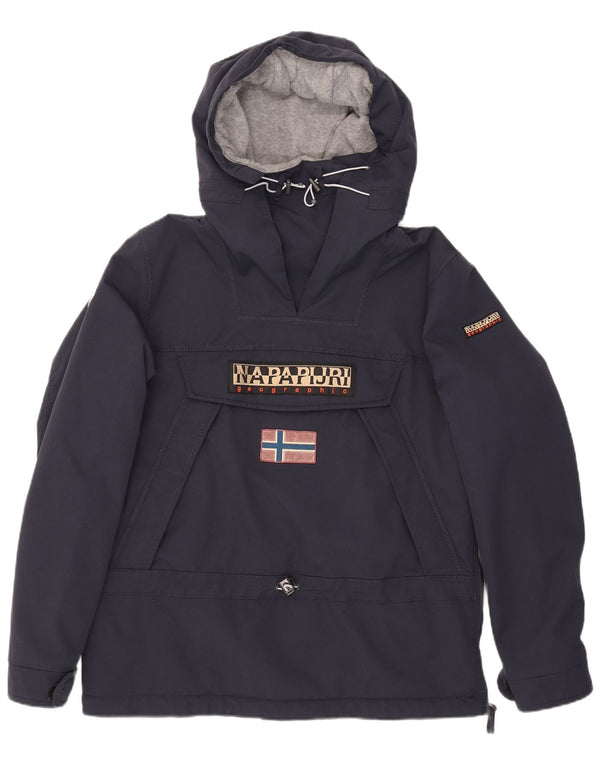 Męska kurtka Anorak Napapijri Geographic Graphic UK 40, duża, granatowa