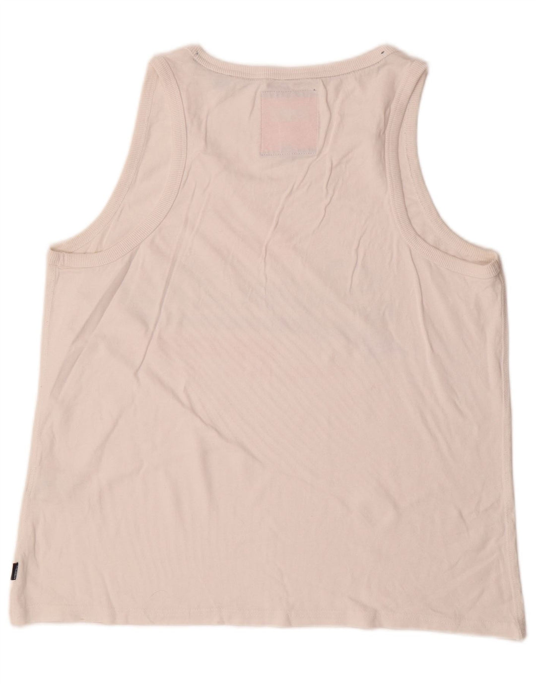 Męska kamizelka z grafiką Superdry XL, biała, bawełniana