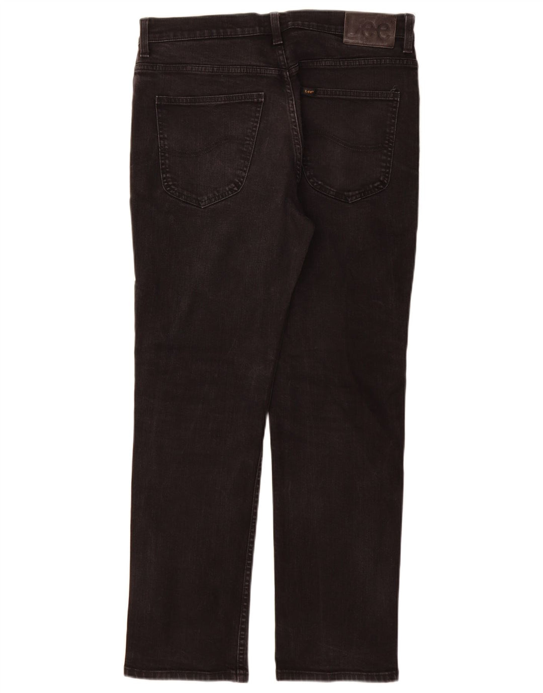 Męskie jeansy Lee Brooklyn Straight W34 L30, czarne, bawełniane