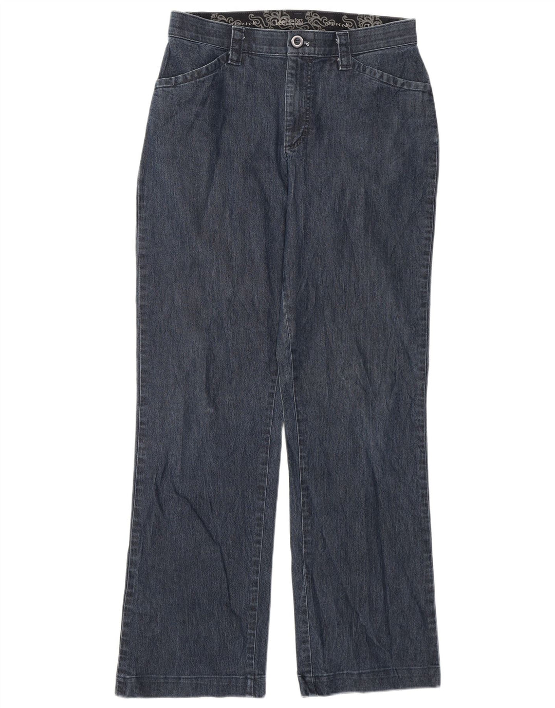 Damskie jeansy Lee Comfort ze stretchem US 6 Medium W28 L30 Niebieska bawełna