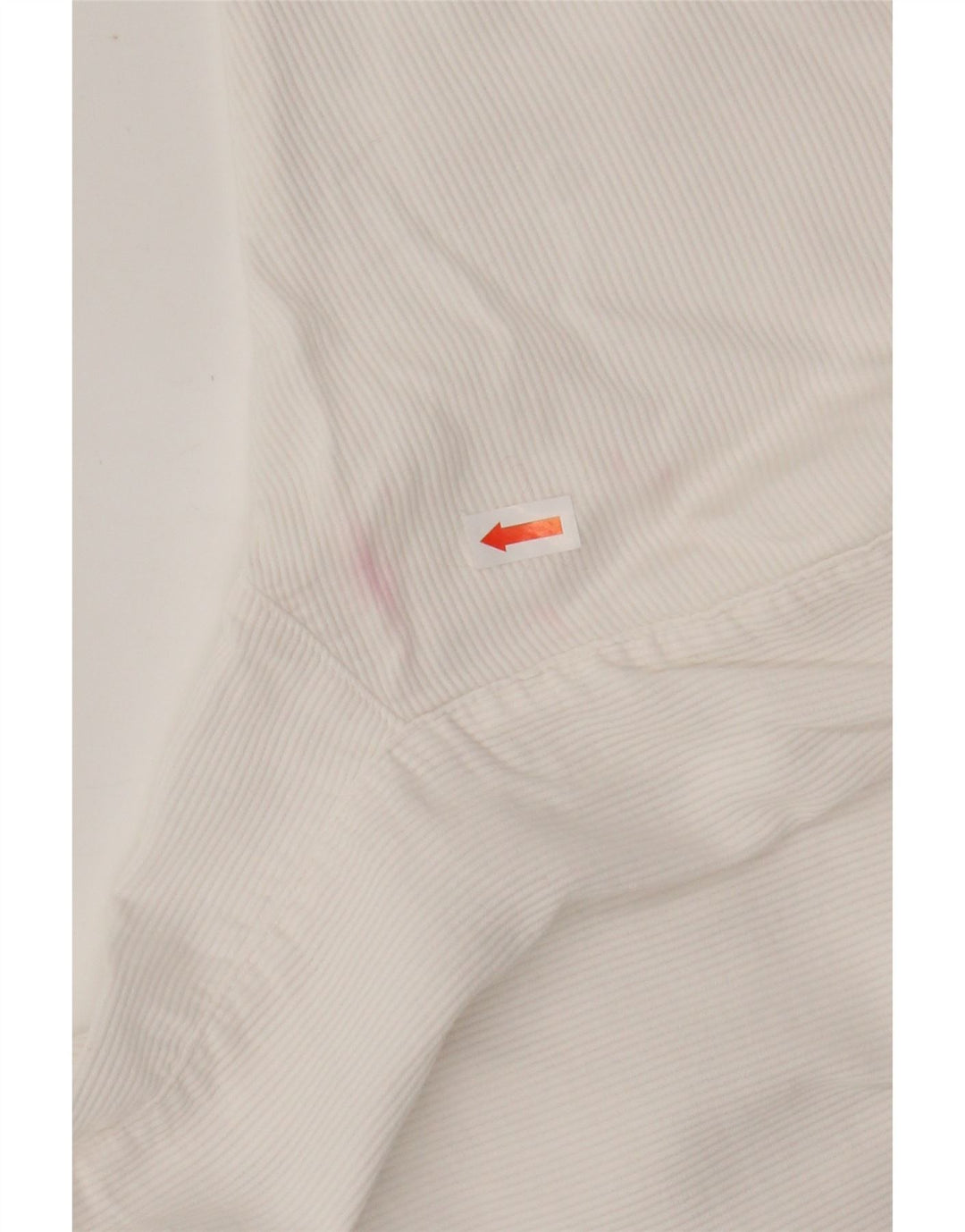 LES COPAINS Damska sztruksowa bluzka koszulowa UK 12 Średniobiała w kwiaty