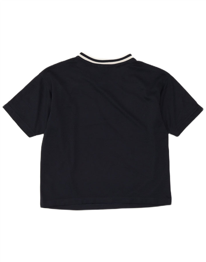 Damska koszulka oversize CHAMPION z grafiką Top UK 10, mała, granatowa