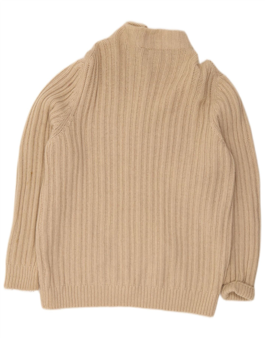 Męski sweter rozpinany Fred Perry XL, beżowy, wełniany