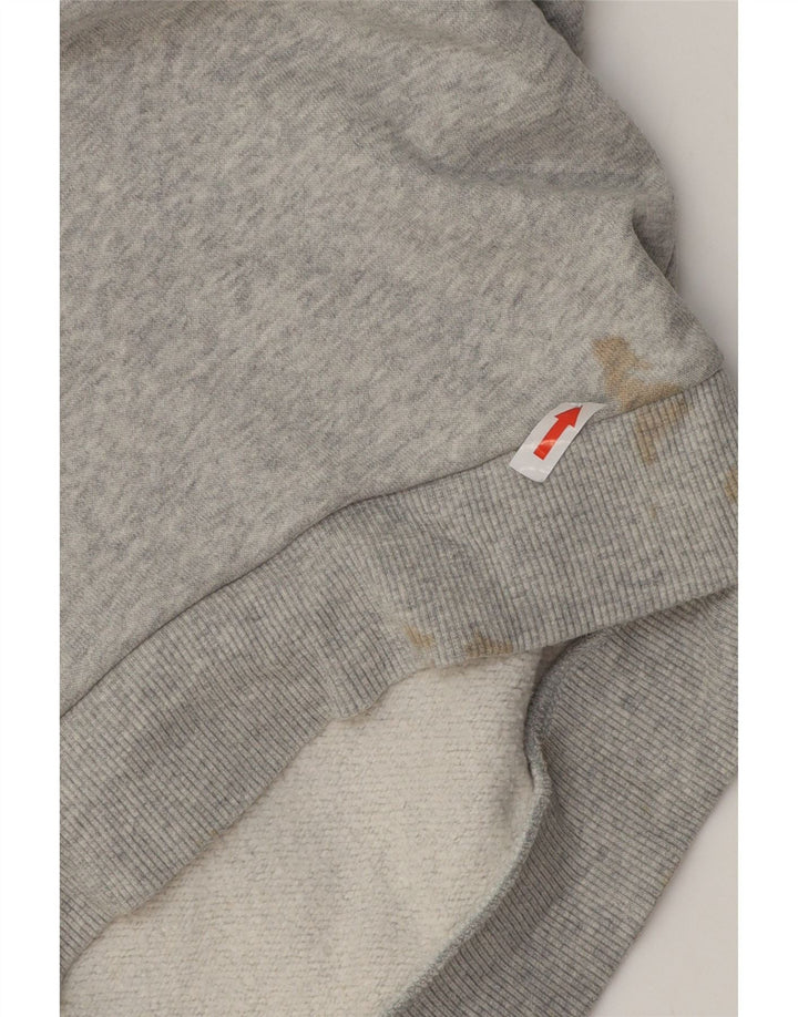 Damska bluza oversize Fila UK 10, mała, szara, nakrapiana bawełna
