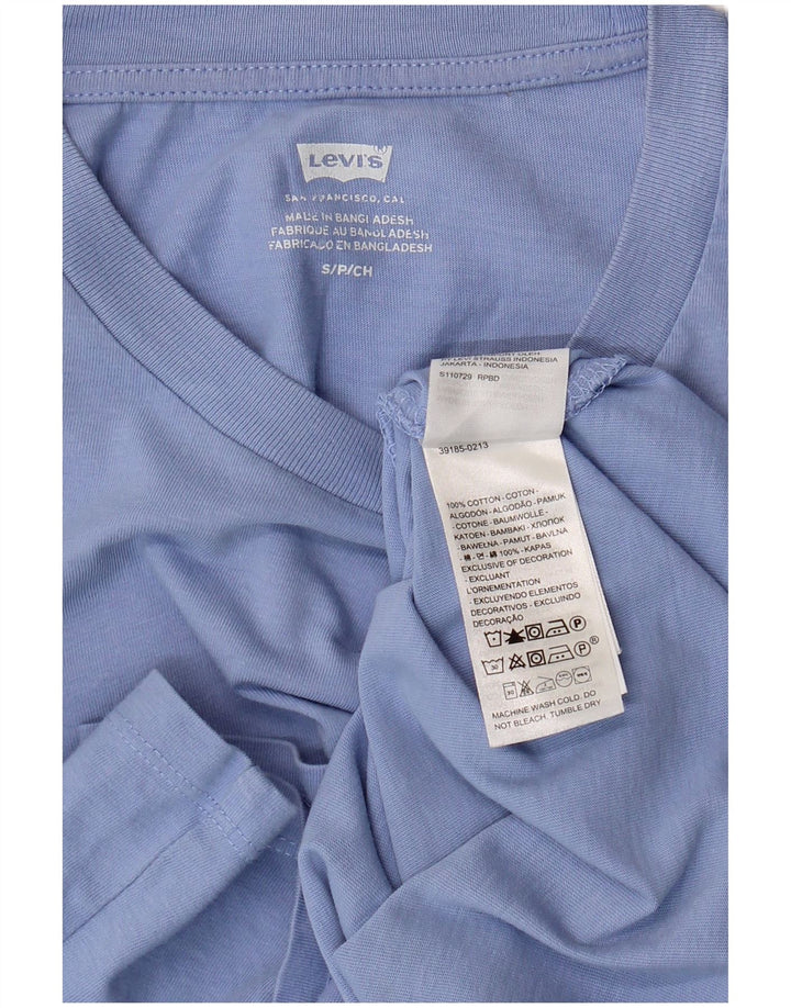 Koszulka damska Levi's Top UK 10 Small, niebieska bawełniana