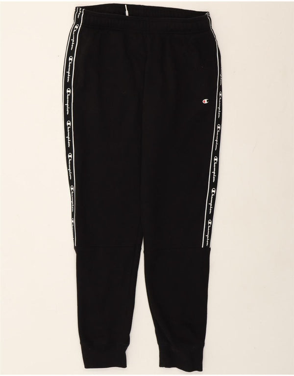 Damskie spodnie dresowe Champion Graphic Joggers UK 18 XL, czarna bawełna