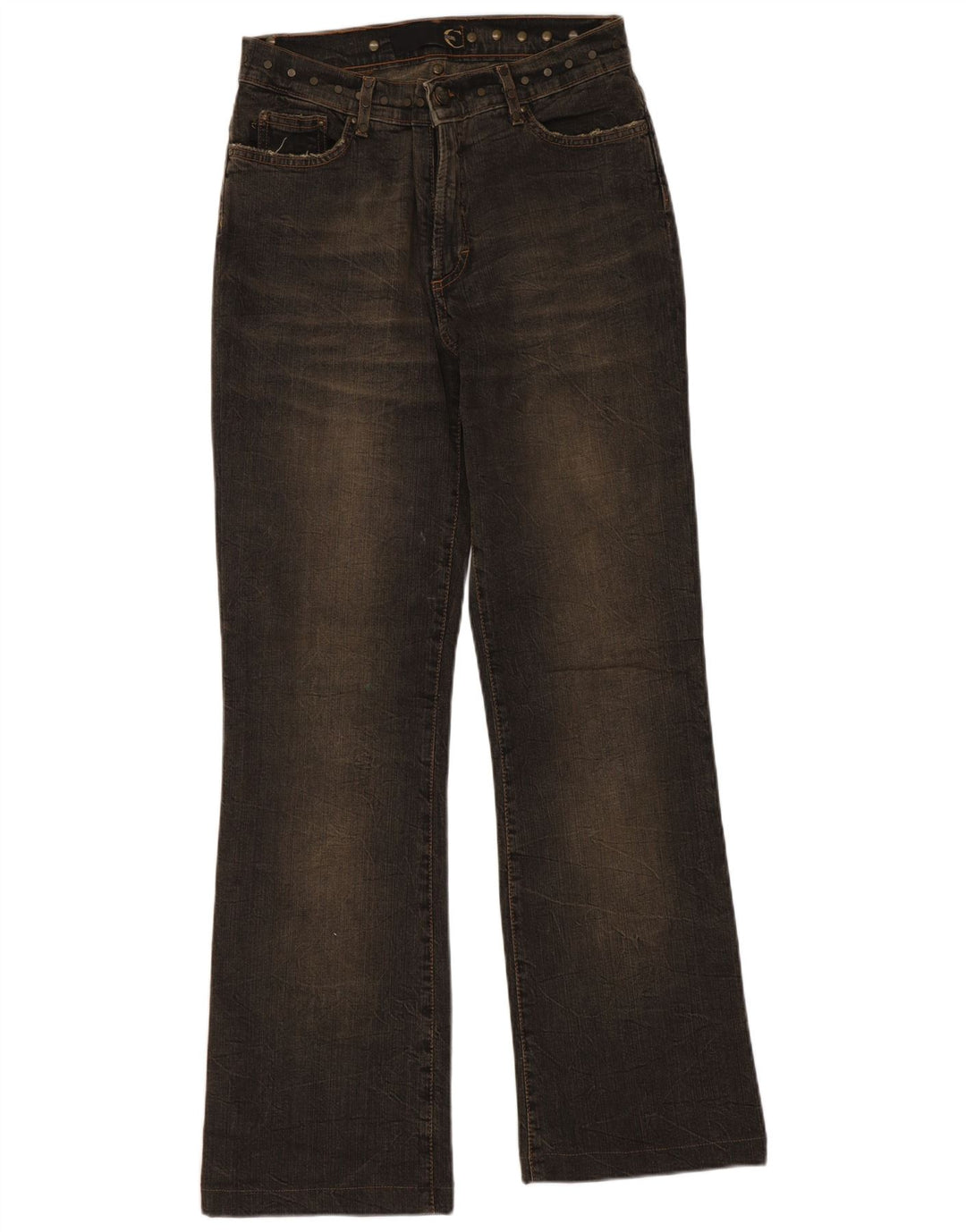 Jeansy damskie Just Cavalli Bootcut W29 L27 Brązowa bawełna
