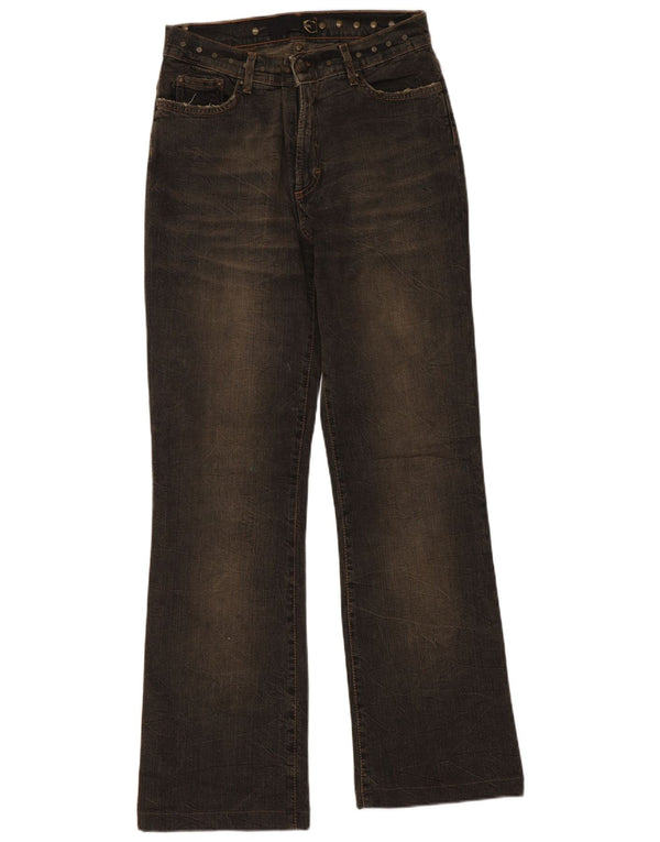 Jeansy damskie Just Cavalli Bootcut W29 L27 Brązowa bawełna