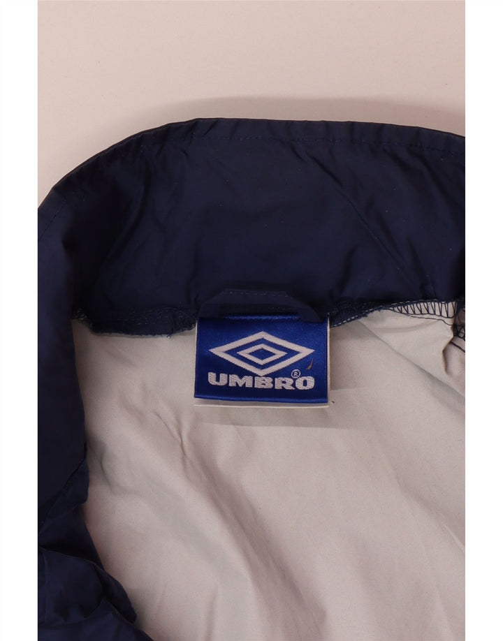 Męska kurtka przeciwdeszczowa z kapturem i luźnym krojem UMBRO UK 38 Średni granat