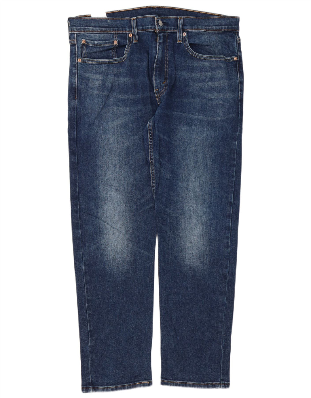 Levi's Męskie 502 Regularne zwężane dżinsy 36 L30 Niebieska bawełna