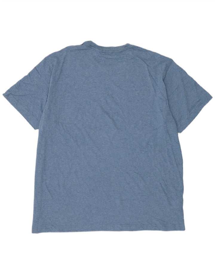 EDDIE BAUER Męska koszulka T-shirt XL, niebieska, bawełniana