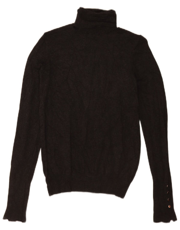 Damski sweter z golfem Zara UK 8 Small Szara wiskoza