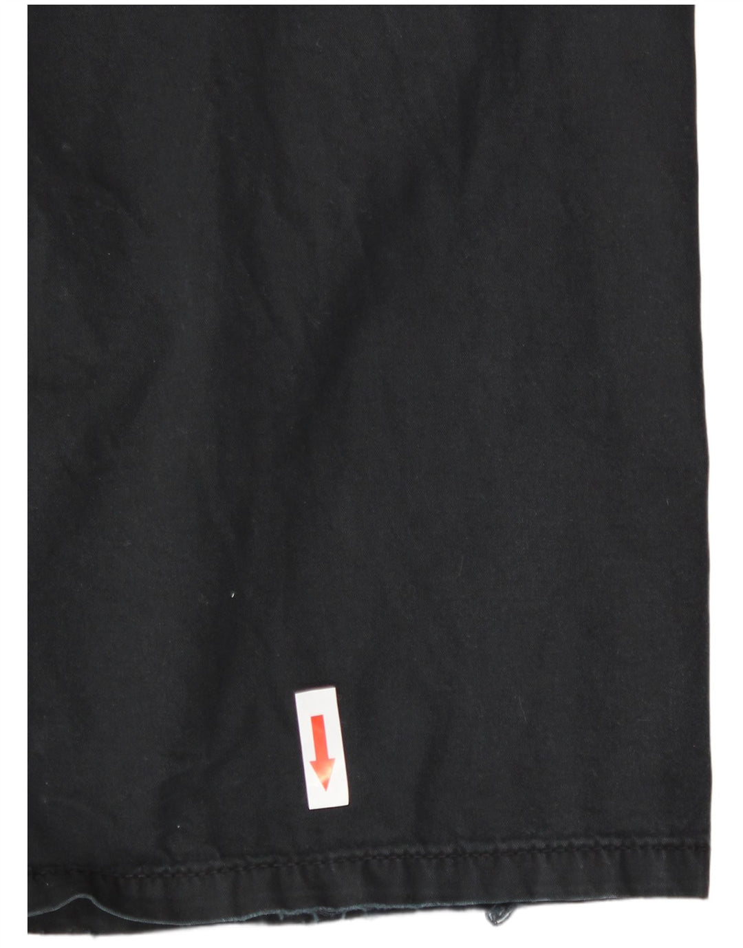 Męskie proste spodnie codzienne Armani Exchange W32 L30 Czarna bawełna