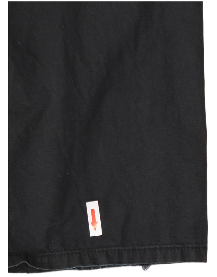 Męskie proste spodnie codzienne Armani Exchange W32 L30 Czarna bawełna