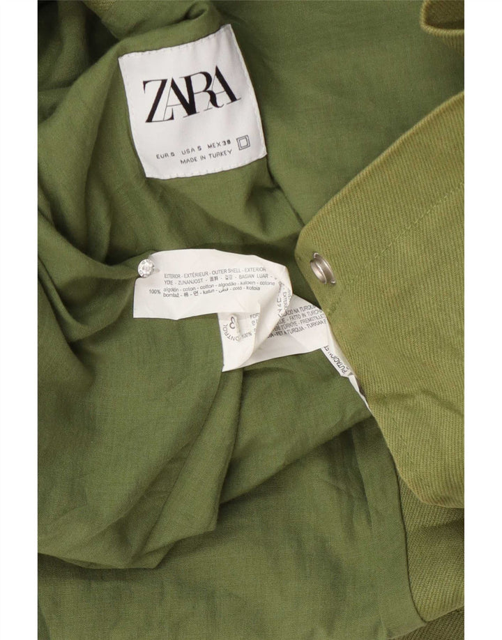 Męska kurtka bomberka Zara UK 36 Small, zielona bawełna
