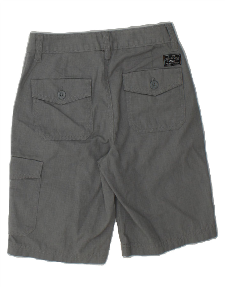 VANS Boys Cargo Shorts 7-8 Years W24  Grey Cotton Vintage Vans and Second-Hand Vans from Messina Hembry 