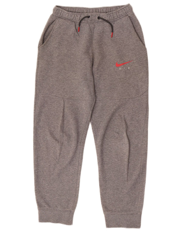 Męskie spodnie dresowe Nike z grafiką, 13-14 lat, XL, szare, nakrapiane