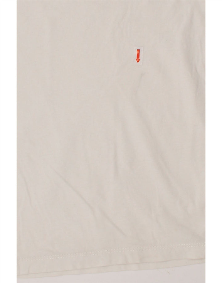 TOMMY HILFIGER Boys T-Shirt Top 7-8 Years White Vintage Tommy Hilfiger and Second-Hand Tommy Hilfiger from Messina Hembry 