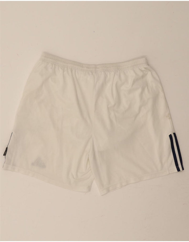 ADIDAS Mens Climalite Sport Shorts XL  White Polyester Vintage Adidas and Second-Hand Adidas from Messina Hembry 