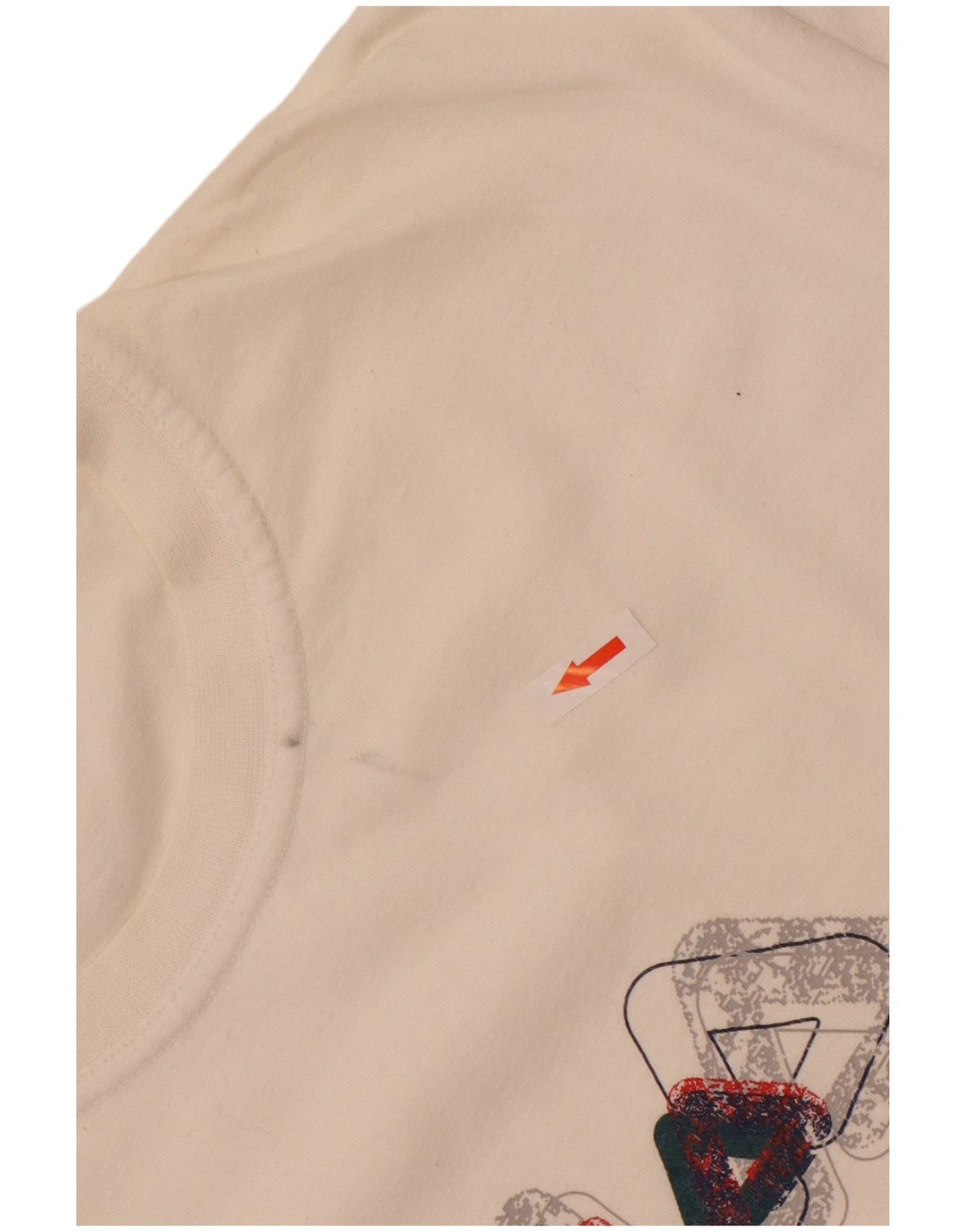 Męski T-shirt Fila z grafiką, średni biały