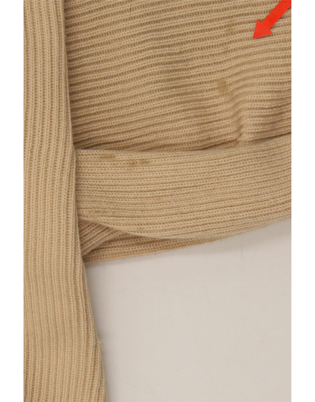ESCADA Womens Longline Cardigan Sweater EU 42 Large Beige Vintage Escada and Second-Hand Escada from Messina Hembry 